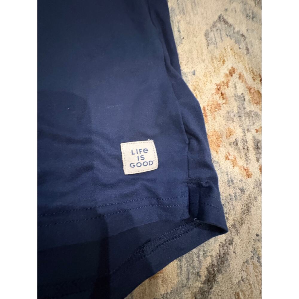 Life is Good Women’s Pajama Set Coffee Graphic Tee + Matching Shorts Size L - Picture 7 of 8